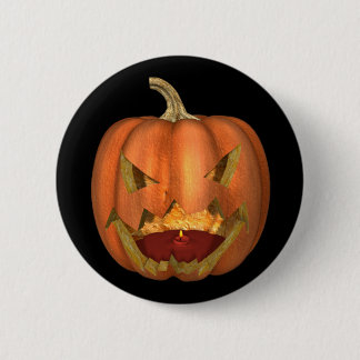 KRW気色悪いハロウィーンのカボチャのちょうちんハロウィン 缶バッジ