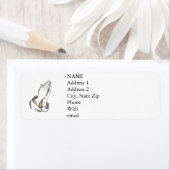 KRW祈の手のカスタム差出人住所ラベル ラベル (インサイチュ)