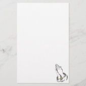 KRW祈る手の文房具 便箋 (正面)