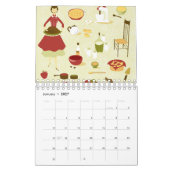 KRW私の赤い台所カレンダー カレンダー (1月 2027)