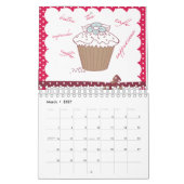 KRW私の赤い台所カレンダー カレンダー (3月 2027)