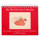 KRW私の赤い台所カレンダー カレンダー (カバー)