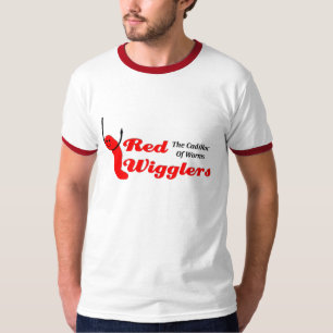 KRW赤いWigglersみみずのキャデラック Tシャツ