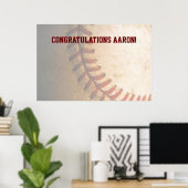 KRW野球バー（ユダヤ教の）バル・ミツバーオートグラフ記念ポスター ポスター (ホームオフィス)