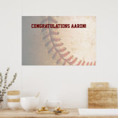 KRW野球バー（ユダヤ教の）バル・ミツバーオートグラフ記念ポスター ポスター (キッチン)