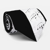 KRW音楽ノートのタイ ネクタイ (ロール)