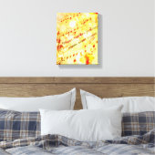 KRW音楽Touch感覚パーチメントキャンバスアート キャンバスプリント (インサイチュ (寝室))