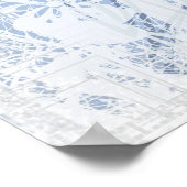 KRW グランジ in Blue Take 2 Poster ポスター (角)