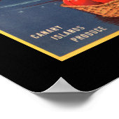 KRW 4友ヴィンテージトマトクレートラベル ポスター (角)