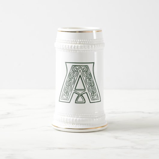 KRW - A -ケルト族のモノグラムステイン ビールジョッキ (中央)