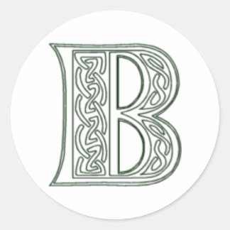 KRW - B - Celtic Monogram Seal ラウンドシール