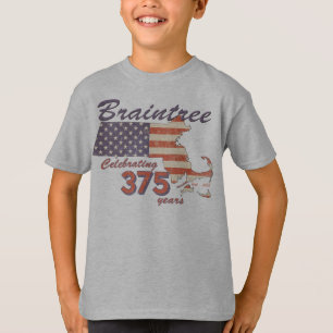 KRW Braintreeの固まりの375th誕生日はワイシャツをからかいます Tシャツ