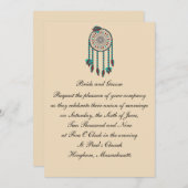 KRW Dreamcatcherのカスタムの結婚式招待状 招待状 (正面/裏面)