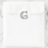 KRW - G - Celtic Monogram Seal ラウンドシール (バッグ)