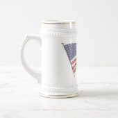 KRW JFKの引用文ステイン ビールジョッキ (左)