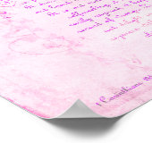 KRW Love is Patient Corinthiansバイブル引用文ポスター ポスター (角)