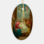 KRW O神聖な夜クリスマスキャロルのオーナメント セラミックオーナメント (右)