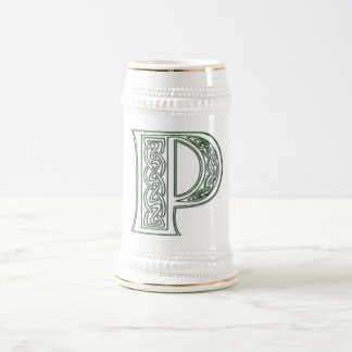 KRW - P -ケルト族のモノグラムのなステイン ビールジョッキ