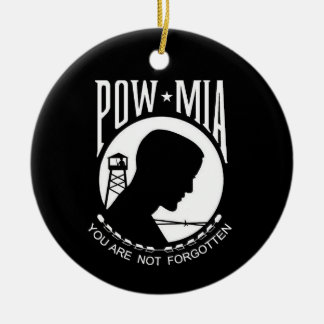 KRW POW/MIAの二重味方されたオーナメント セラミックオーナメント
