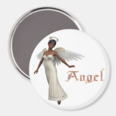 KRW Sweet Angel – アフリカ系アメリカ人 マグネット (正面/裏面)