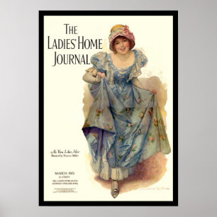 KRW Vintage Ladies Home Journal 1915 Magazine ポスター