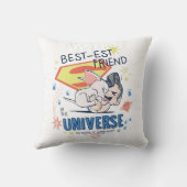 Krypto & すごい man:宇宙最高ので最も有名な友 クッション (裏面)