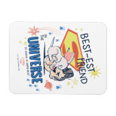 Krypto & すごい man:宇宙最高ので最も有名な友 マグネット (横)