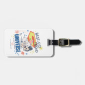 Krypto & すごい man:宇宙最高ので最も有名な友 ラゲッジタグ (正面横)