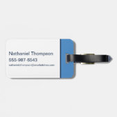 Krypto & すごい man:宇宙最高ので最も有名な友 ラゲッジタグ (裏面横)