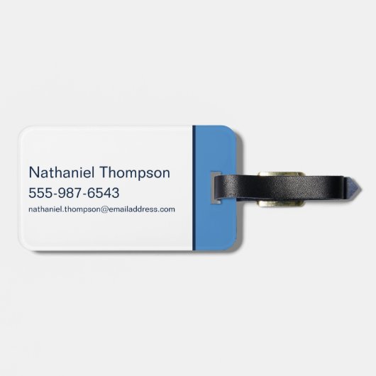 Krypto & すごい man:宇宙最高ので最も有名な友 ラゲッジタグ (裏面横)