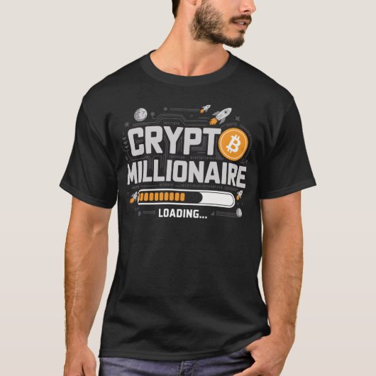 Krypto-Millionär lädt Tシャツ (正面)