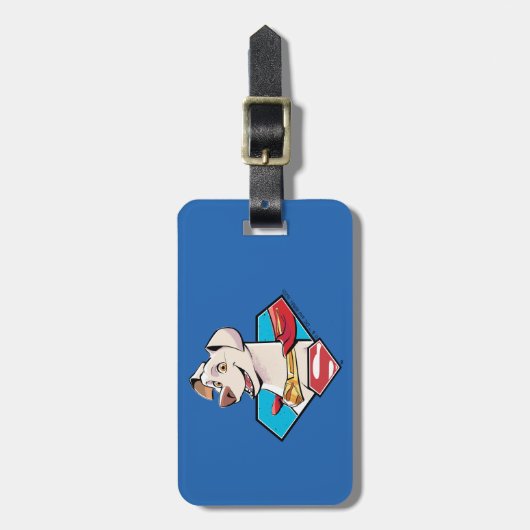 Krypto S-Shieldグラフィック ラゲッジタグ (正面縦)