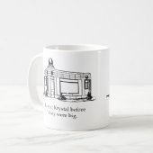 Krystalのオリジナルの建物 コーヒーマグカップ (正面左)