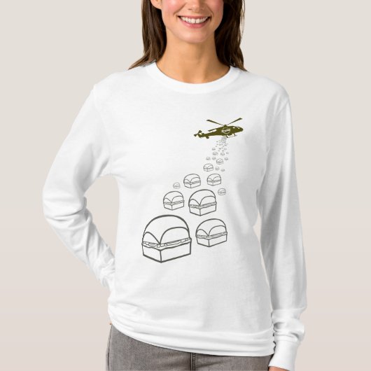 Krystalのヘリコプター Tシャツ (正面)