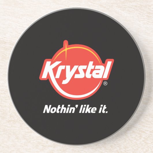 Krystalのロゴのコースター コースター (正面)