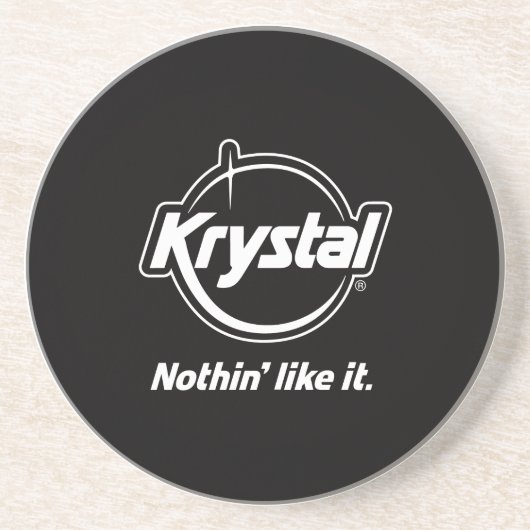 Krystalのロゴのコースター コースター (正面)