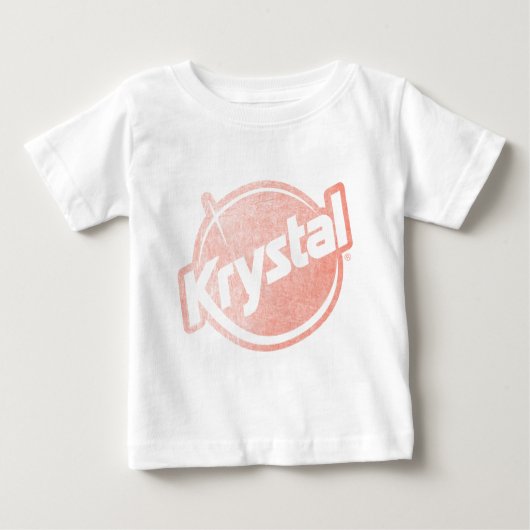 Krystalのロゴは衰退しました ベビーTシャツ (正面)