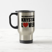 Krystalの恋人 トラベルマグ (左)