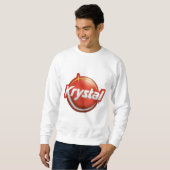 Krystalの新しいロゴ スウェットシャツ (正面フル)