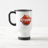 Krystalの新しいロゴ トラベルマグ (左)