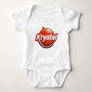 Krystalの新しいロゴ ベビーボディスーツ