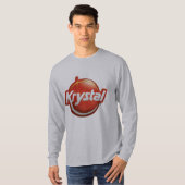 Krystalの新しいロゴ Tシャツ (正面フル)