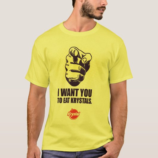 Krystalの選択-ほしいと思って下さい Tシャツ (正面)