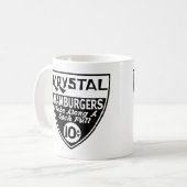 Krystal 10セントの盾 コーヒーマグカップ (正面左)