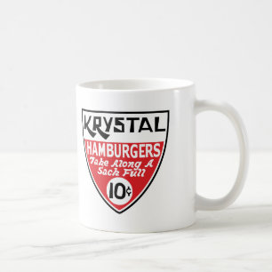 Krystal 10セントの盾 コーヒーマグカップ