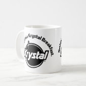 Krystal Nothinは朝食を好みます コーヒーマグカップ (正面左)