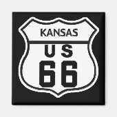 KS US ROUTE 66 マグネット (正面)