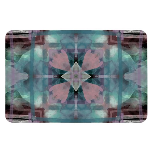 Kscope_WatercolorTealPink.jpg マグネット (横)