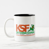 KSFのロゴのマグ-色のインテリア ツートーンマグカップ (左)