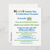 Kspaceの招待状 インビテーションポストカード (正面/裏面)